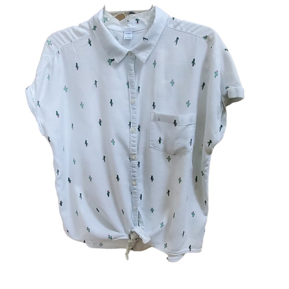 OLD NAVY BUTTON UP TOP LARGE